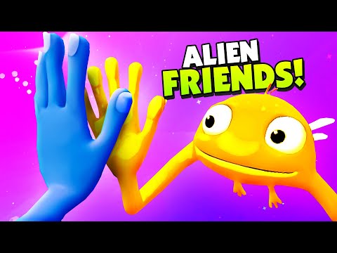 I Became An ALIEN With HUGE HANDS In VR! - Outta Hand VR