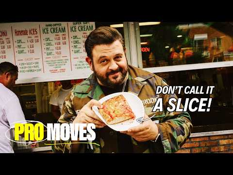 Adam Richman Eats Four Iconic New York Pizza Styles | Pro Moves