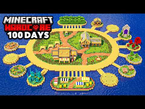 I Survived 100 Days in an OCEAN ONLY World in Minecraft Hardcore