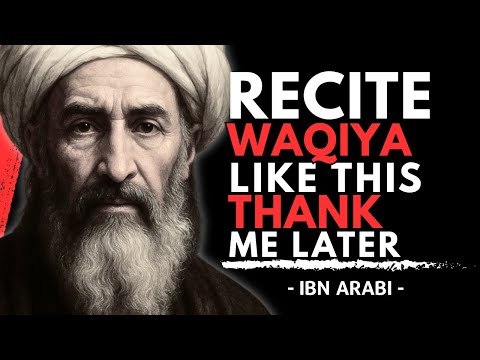 RECITE Surah Al Waqi'ah Like This Tonight, Miracles Will Happen | Ibn Arabi