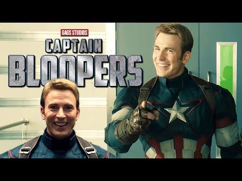 Captain Bloopers | Chris Evans Hilarious and Epic Bloopers, Gags and Outtakes Compilation