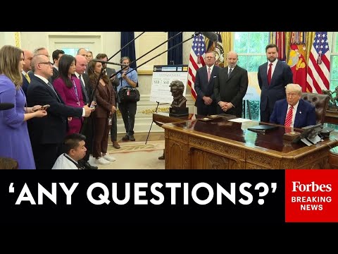 FULL EVENT: President Trump Takes Questions From Reporters After Announcing U.S.-U.K. Trade Deal