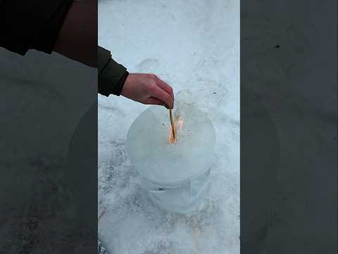 Ice rocket stove - cooking steak