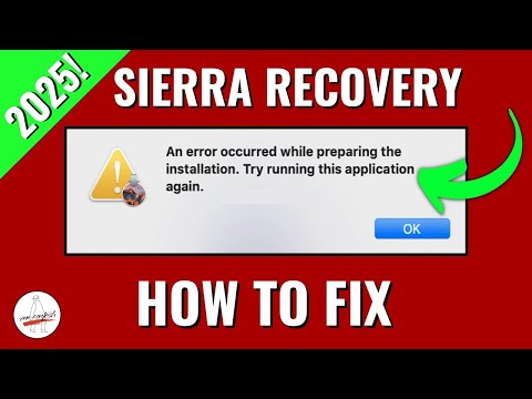 [FIXED] An error occurred while preparing the installation! macOS Sierra Recovery Error!