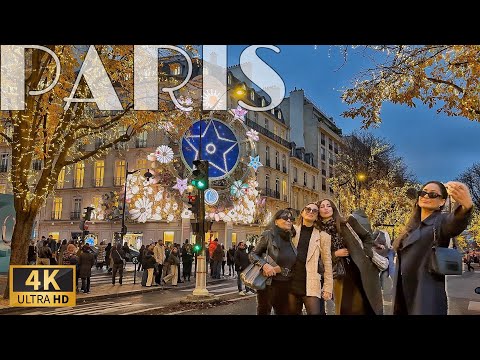 [🇫🇷Paris France 4K 120FPS Walking Tour] Paris Early Winter Walk 18/NOVEMBER/2025