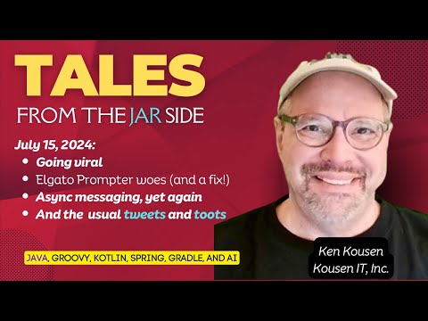 Going Viral, Elgato Prompter woes, and Async Messaging: Tales from the jar side