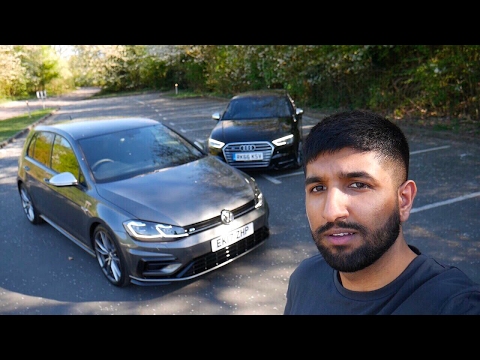 Comparing the 2018 VW Golf R Facelift to the 2017 Audi S3! (Exhaust Sound/Quick Drive)