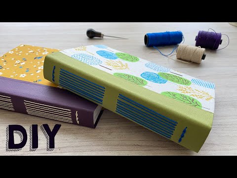 DIY Bookbinding 👉 How to MAKE a NOTEBOOK | Long Stitch BINDING TUTORIAL
