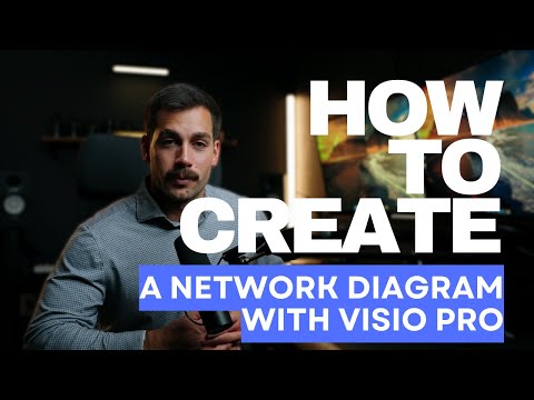 How to Create a Network Diagram with MS Visio Pro 2024 | How to Create a Network Diagram in Visio
