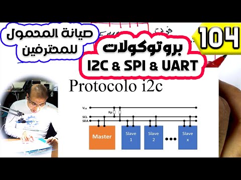 بروتوكولات نقل الداتا i2c  & SPi & UART   | صيانة المحمول للمحترفين