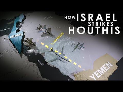 How Israel Launched AirStrikes Against Houthis? #israel #yemen