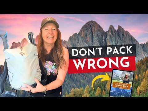 Dolomites Packing Guide: What NOT to Bring (and What to Bring Instead)