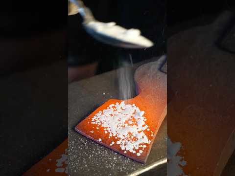 Forge Welding an Axe Edge Like a Chisel #axeforge