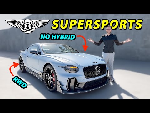 The 666 hp 🔥😈 Bentley Supersports - the NON-hybrid V8 Continental GT