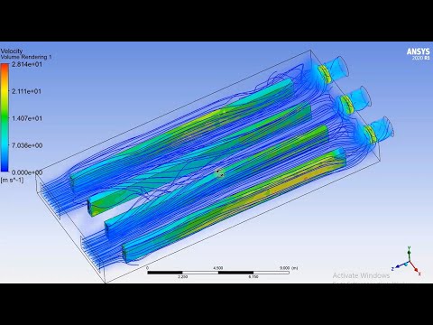 ANSYS FLUENT: HVAC simulation for hen house (input file in description)