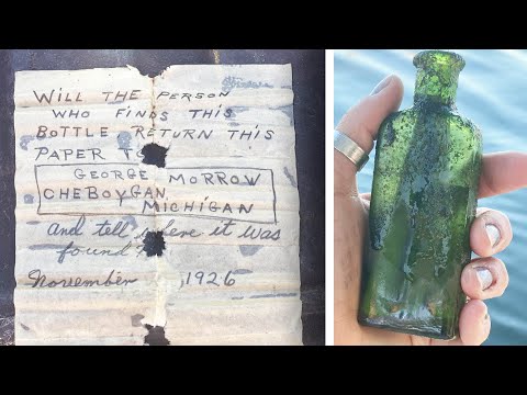 Woman Gets Message in a Bottle From Her Father 95 Years Later