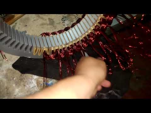 Намотка Генератора для Ветряка, 2 часть.