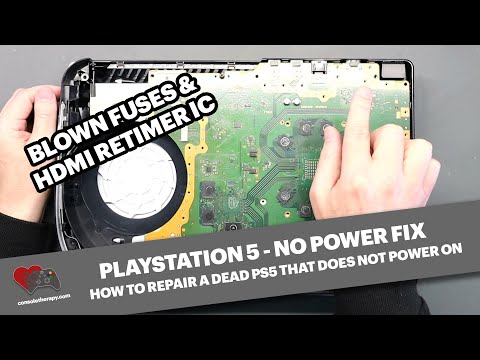 PlayStation 5 Not Powering On - Diagnosing and Fixing a PS5 with no power, no beep, no lights.