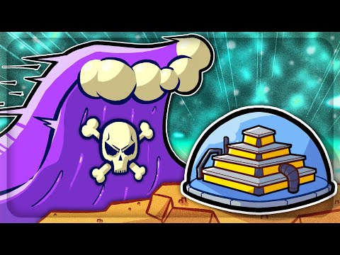 Defending my BASE from a TOXIC TIDAL WAVE