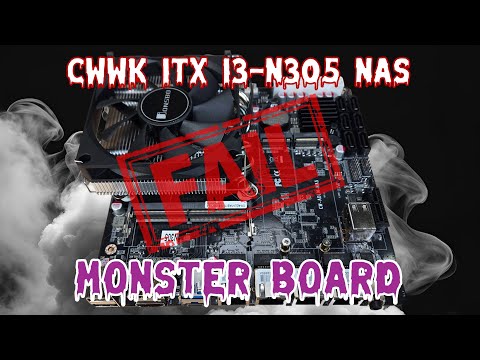 CWWK Intel i3-N305 ITX NAS Motherboard Review (FAILURES)
