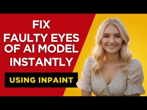 Fix Faulty Eyes of AI Model Instantly with Inpaint! 🔥 Fooocus AI Tutorial