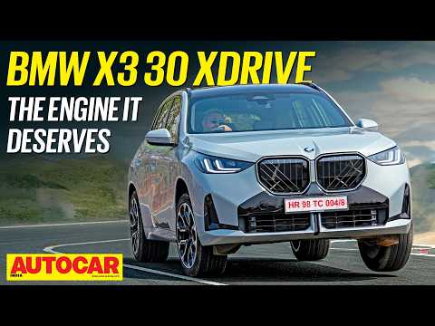 2026 BMW X3 30 xDrive review - Petrol engine now packs a punch | First Drive | Autocar India