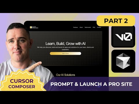 Cursor AI  & V0 Tutorial Series: Ultimate Workflow Part 2