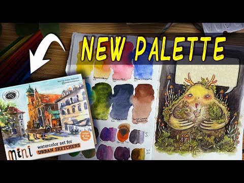 Testing The New Mini Urban Sketchers Palette From Roman Szmal 🎨 ❤️