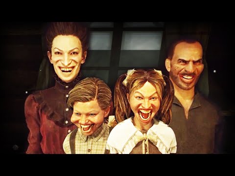 이상한 가족이 있는 오두막 집..