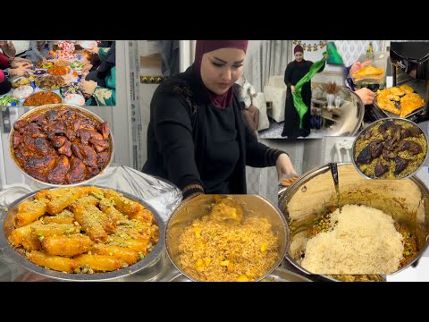 #food ‏اليوم هذا الفيديو أربع ‏وصفات جدر واحد برياني أطيب تتبلة ‏ دجاج مشوي زنود الست بورك كروسون