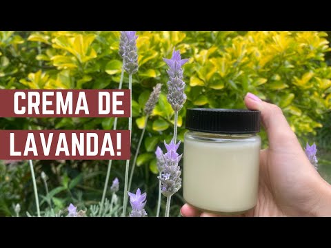 Como Hacer Crema de Lavanda - SOLO 3 INGREDIENTES - Usos de la Planta Aromática de Lavanda