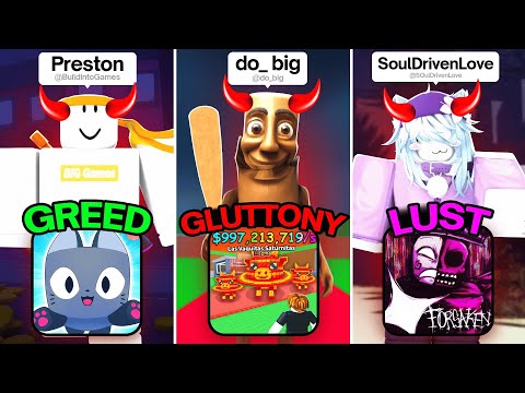 The 7 DEADLY Sins But, It's Roblox Developers!