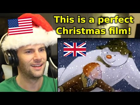 American Reacts to The Snowman | British Christmas Film