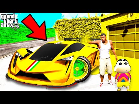 If Franklin Touch ANYTHING Turns To GOLD in GTA 5 | SHINCHAN and CHOP