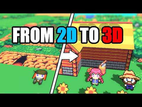 Converting My Game From 2D To 3D : Noia Online : Indie dev MMO devlog