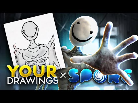 Turning YOUR Drawings into Spore Creatures!