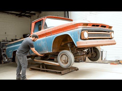 Man Transforms JUNKYARD V8 Chevrolet C10 Back to New | Full Restoration by @Florida Man Garage