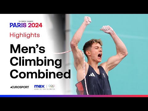 HE CAN'T BELIEVE IT! 😮 | Toby Roberts Takes Gold In Men's Climbing Boulder & Lead | #Paris2024
