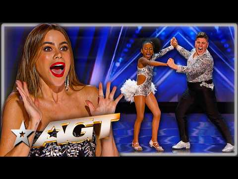 Kid Dance Duos Bring INSANE Energy to America's Got Talent!