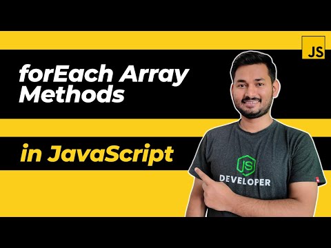 forEach Array Method in JavaScript | The Complete JavaScript Course | Ep.42