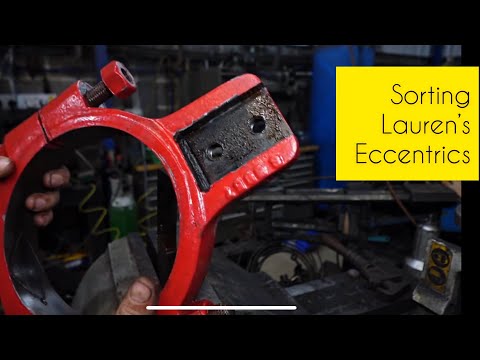 MORE BENT PARTS!!! sorting the STEAM engine Eccentrics