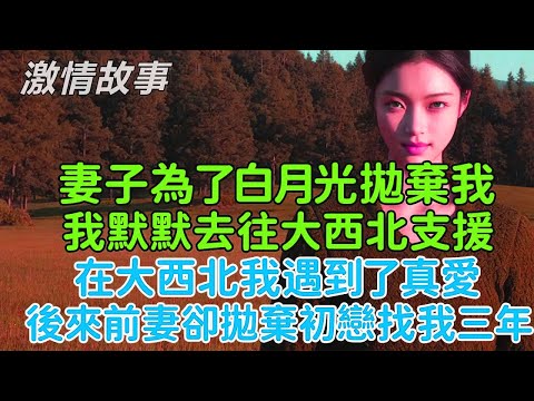 軍隊家屬院，妻子為了白月光拋棄我，我默默去往大西北支援，在大西北我遇到了真愛，後來前妻卻拋棄小白臉找我三年之久！