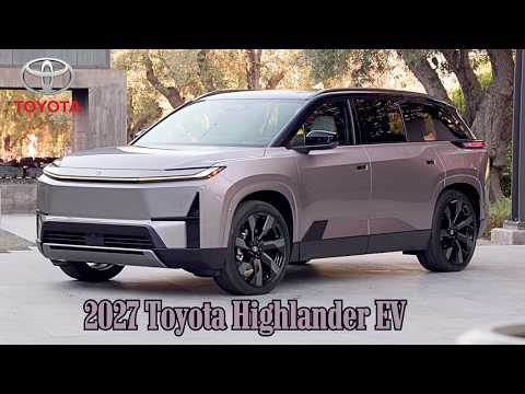 2027 Toyota Highlander EV Revealed: The End of the "bZ" Era? 🚙⚡ Full Walkaround & Specs!