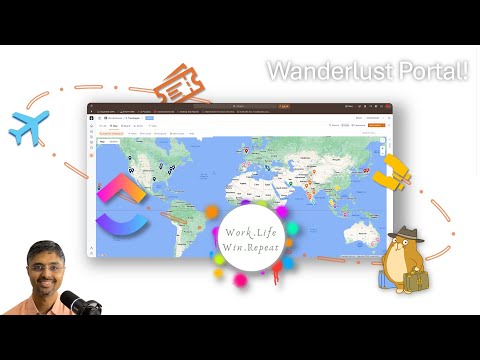 Build with me! Wanderlust portal [Travel Planner with ClickUp]