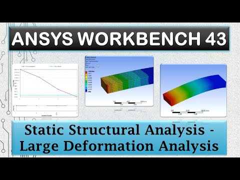 ANSYS Tutorials - Static Structural Large Deflection Analysis