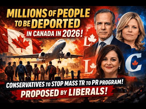 Millions of people to be deported in Canada in 2026! Conservatives to stop mass TR to PR of Liberals