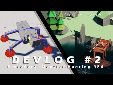 Procedurally Animated Monsters in my Monster-Hunting RPG Roguelite | Vicious Legacy Devlog #2