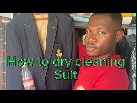 How to dry cleaning suit