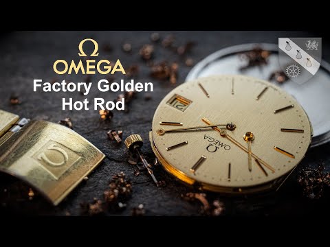Restoration of a Gold OMEGA Hot Rodded Watch