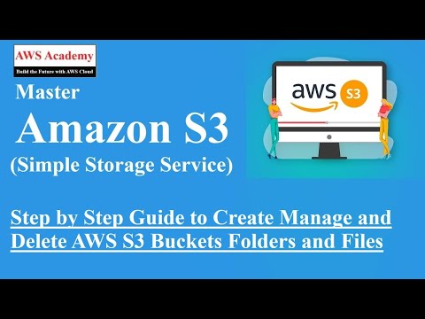 Step by Step Guide to Create Manage and Delete AWS S3 Buckets Folders and Files, amazon s3, aws s3,